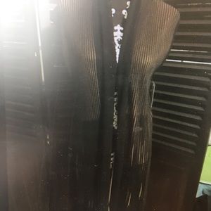 Black & Tan Sweater Vest